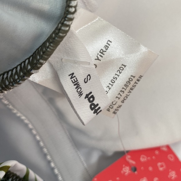 (A4) Pat Pat palm leaf one piece swimsuit, Size small, NWT - Picture 5 of 11